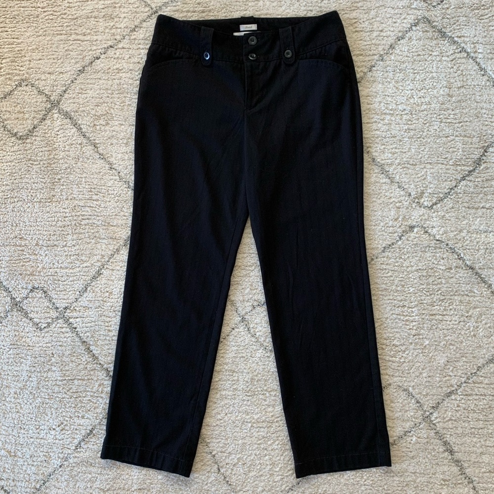 Old Navy Low Waist Stretch Slacks Size 6 Straight Leg